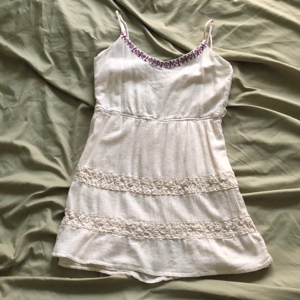 White casual dress